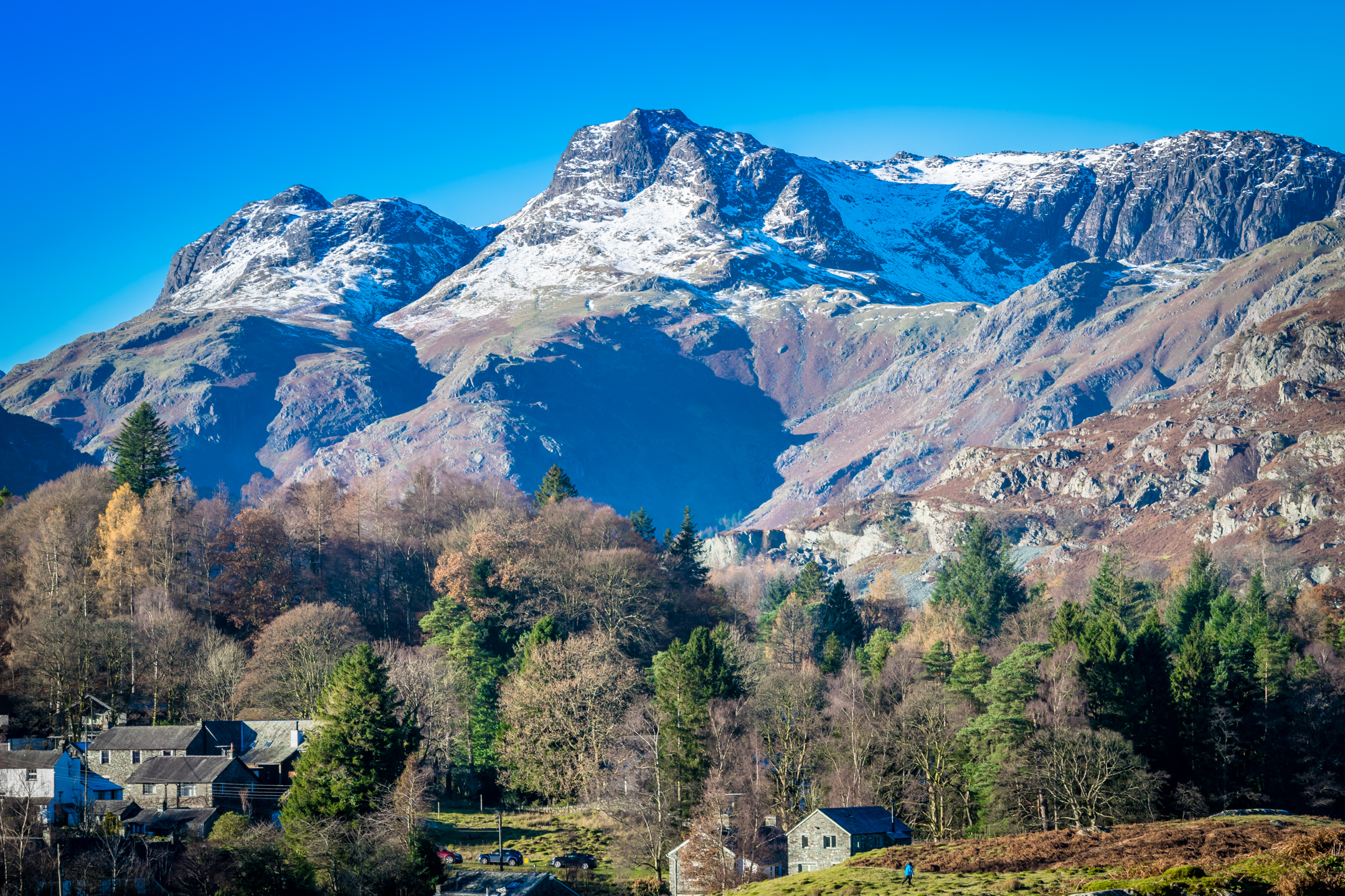 The Langdale Valley in The Lake District National Park.