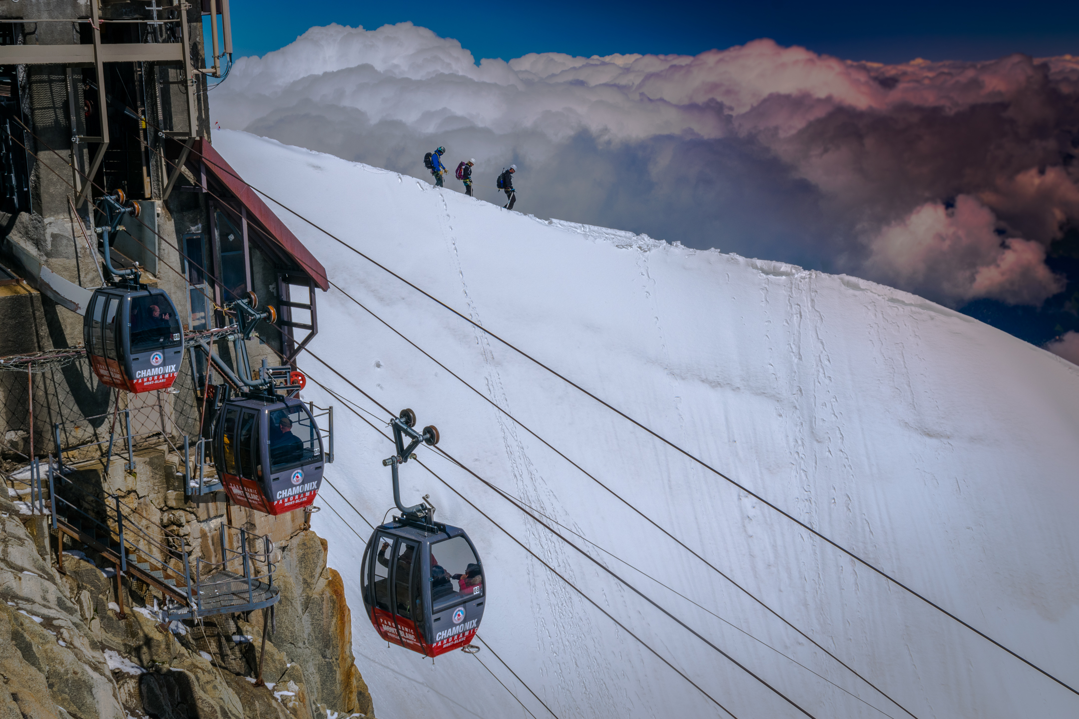 Cable Car in French Alps